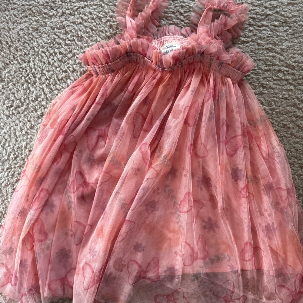Disney girls Minnie tulle bow Dress